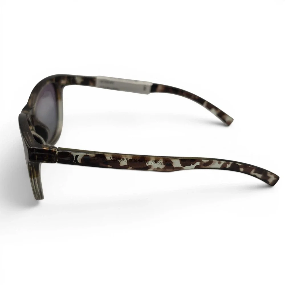 Hurley Unisex Sunglasses Palm Springs Blue Demi Tortoise Polarized One Size